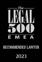 The Legal 500 Recommended Lawyer 2023